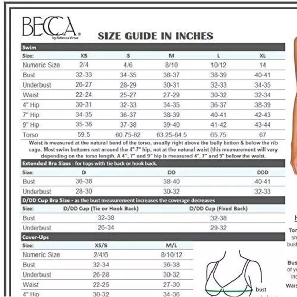 BECCA by Rebecca Virtue blue push up underwire multiway bikini swim top sz M NWT - Picture 13 of 13